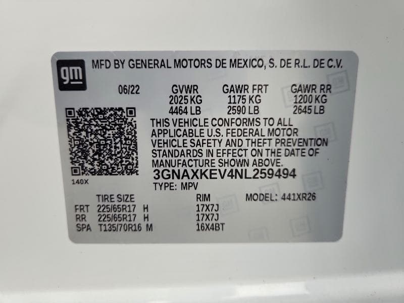 2022 CHEVROLET EQUINOX LT 13