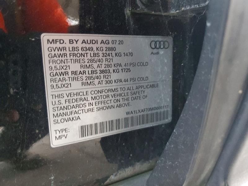 2021 AUDI Q7 PREMIUM PLUS 12
