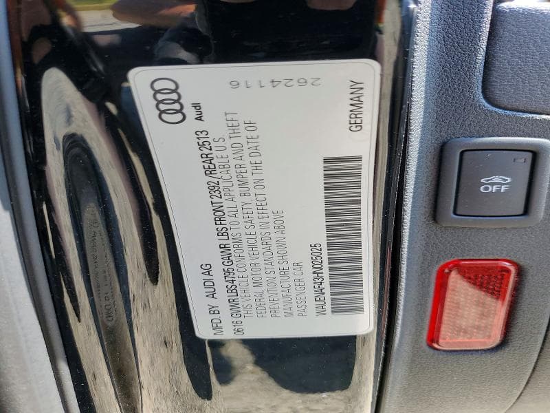 2017 AUDI A4 PREMIUM PLUS 12