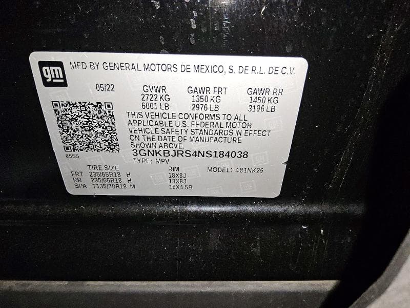 2022 CHEVROLET BLAZER 3LT 3LT 13