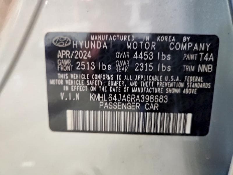 2024 HYUNDAI SONATA SEL 12