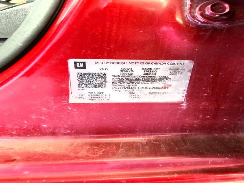 2019 CHEVROLET SILVERADO LD K1500 LT K1500 LT 12