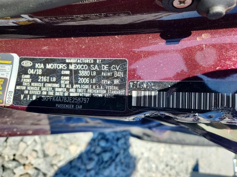 2018 KIA FORTE LX 12