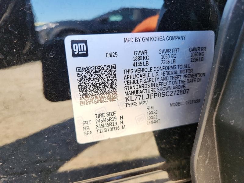 2025 CHEVROLET TRAX 2RS 13