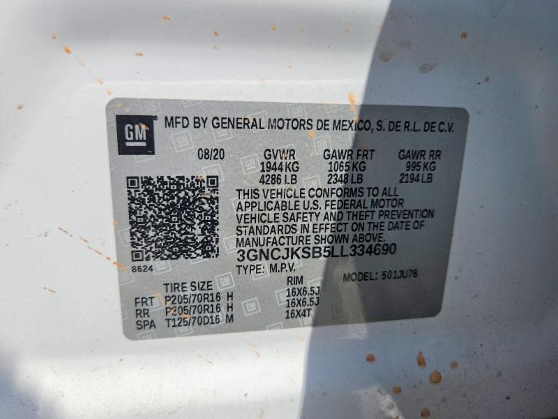 2020 CHEVROLET TRAX LS 13