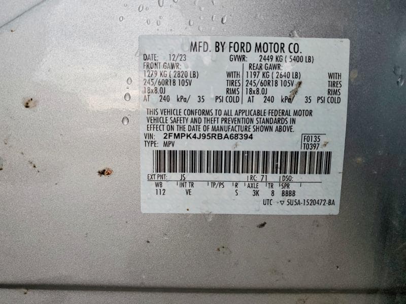 2024 FORD EDGE SEL 13