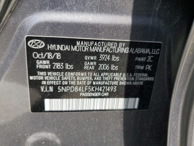 2019 HYUNDAI ELANTRA SEL 13