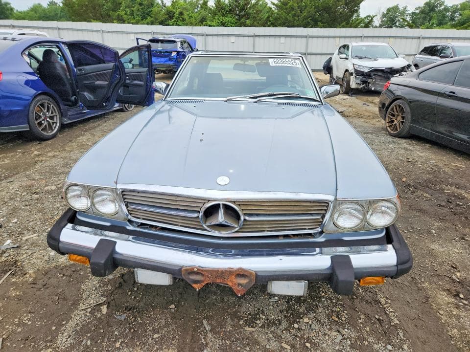1984 MERCEDES-BENZ 380 SL SL 5