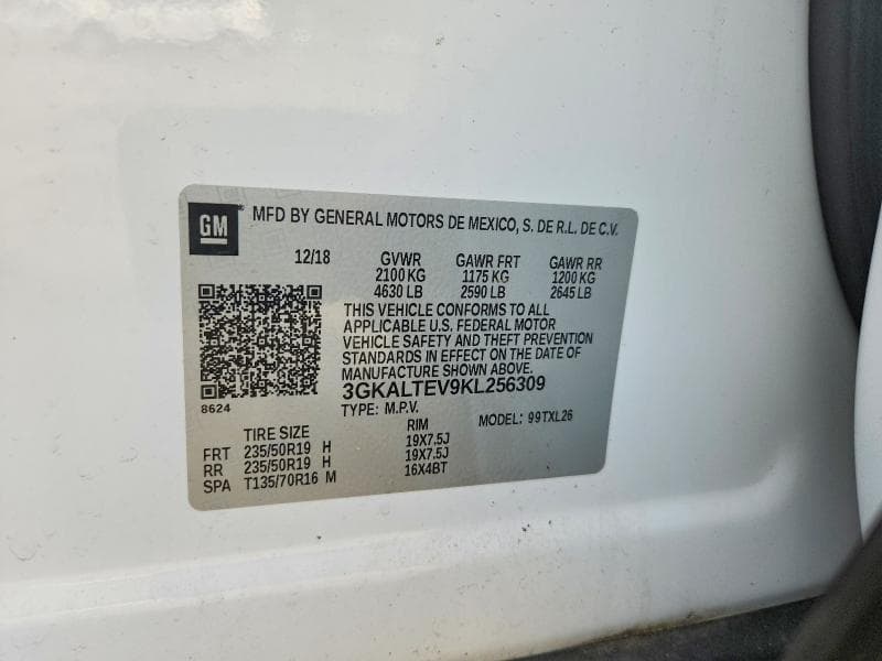 2019 GMC TERRAIN SLE 13