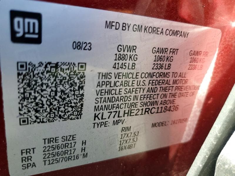 2024 CHEVROLET TRAX 1LT 1LT 13