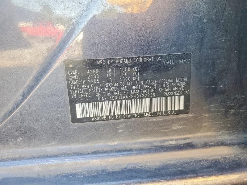 2017 SUBARU IMPREZA 12