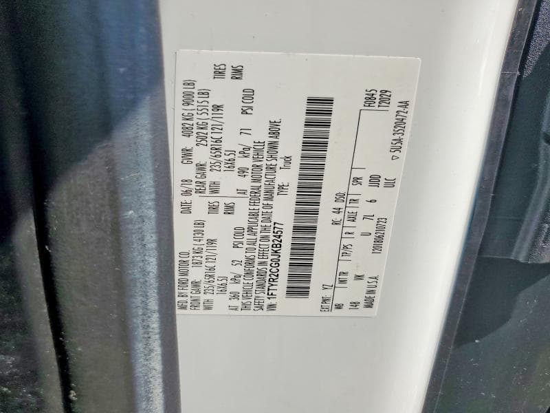 2018 FORD TRANSIT 250 DELIVERY VAN 13