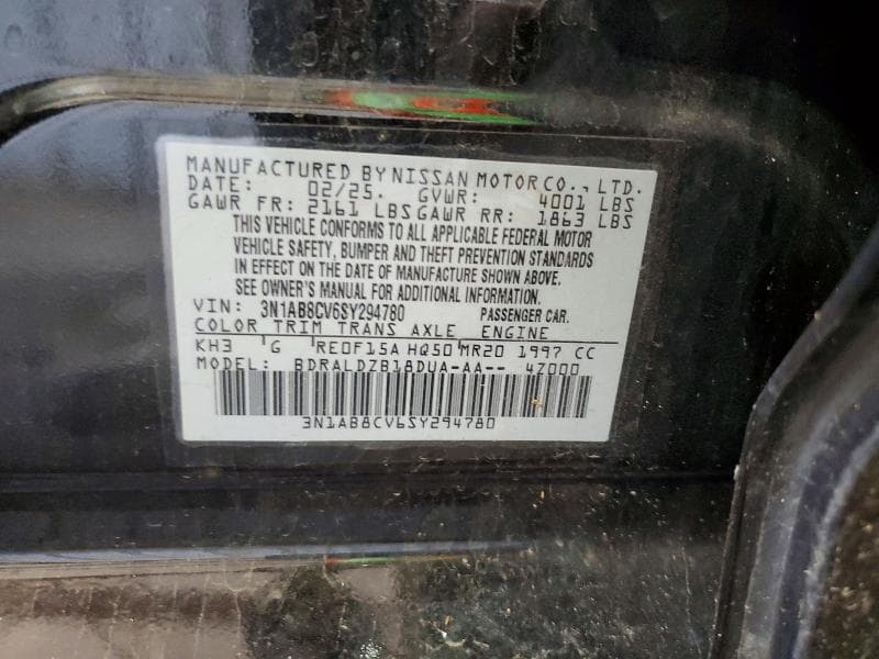 2025 NISSAN SENTRA SV 12