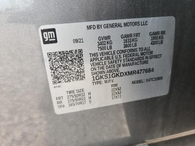 2021 GMC YUKON XL C1500 SLT C1500 SLT 14