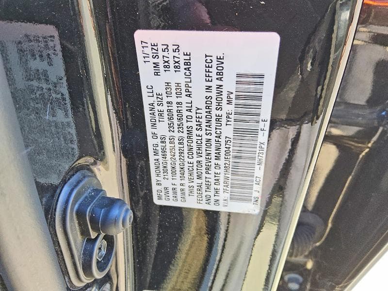 2018 HONDA CR-V EXL 13