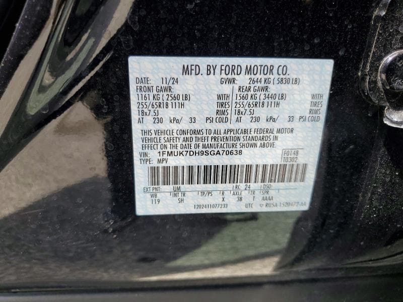 2025 FORD EXPLORER ACTIVE 14