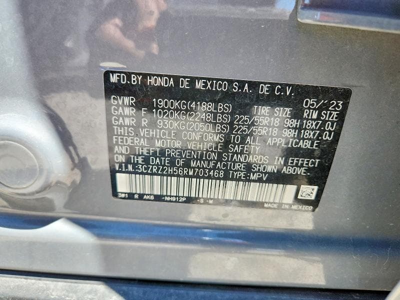 2024 HONDA HR-V SPORT 13