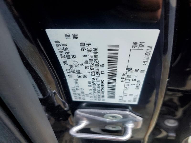 2019 FORD ESCAPE SEL SEL 13