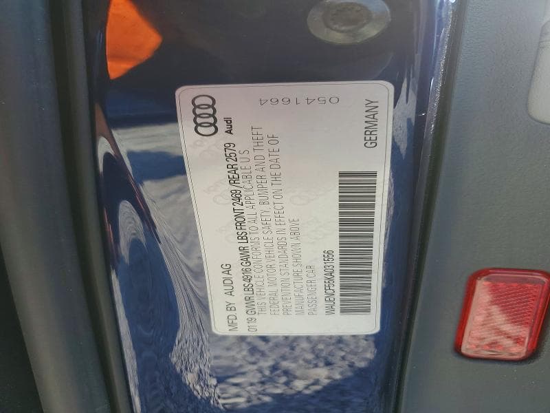 2019 AUDI A5 PREMIUM PLUS S-LINE 12