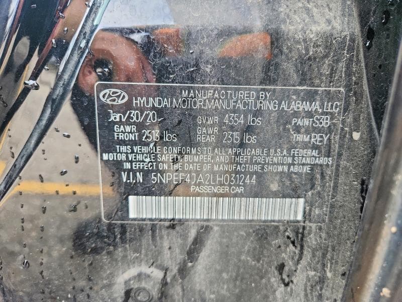 2020 HYUNDAI SONATA SEL SEL 13