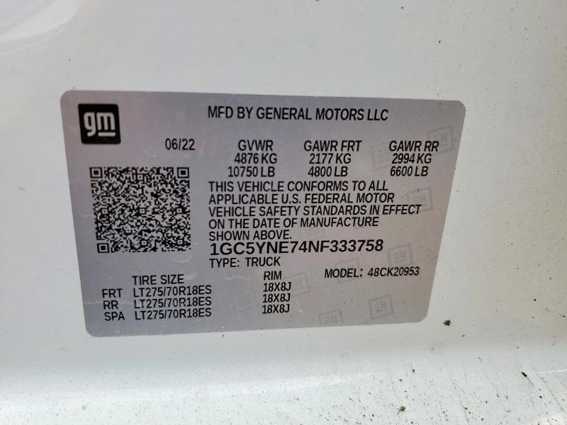 2022 CHEVROLET SILVERADO K2500 HEAVY DUTY LT K2500 HEAVY DUTY LT 13