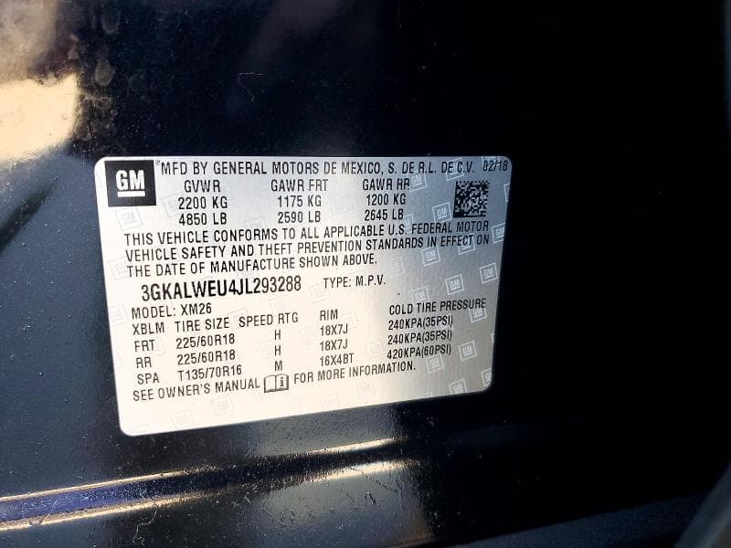 2018 GMC TERRAIN SLT 13