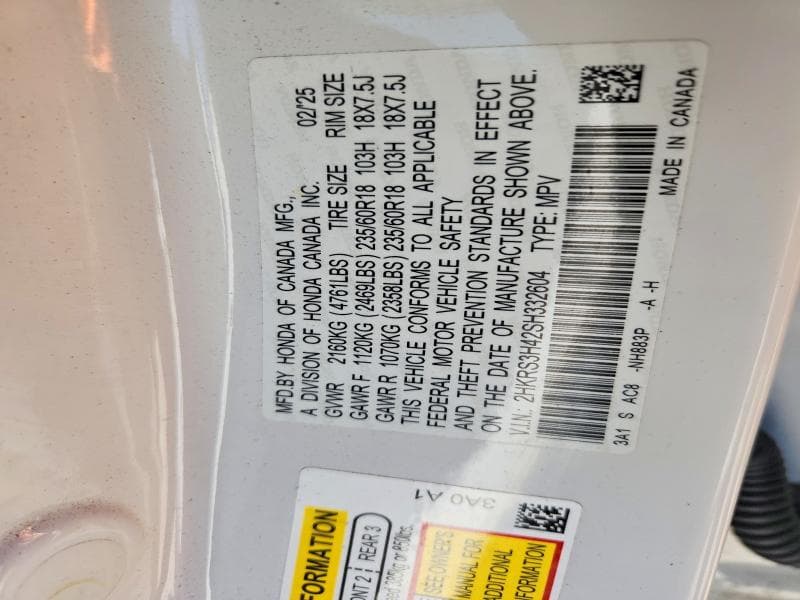 2025 HONDA CR-V EX EX 12