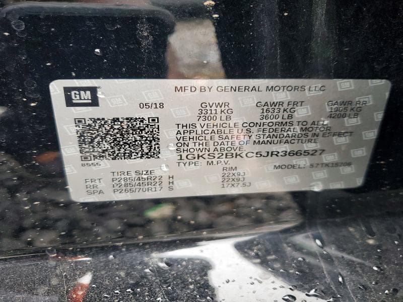2018 GMC YUKON SLT 13