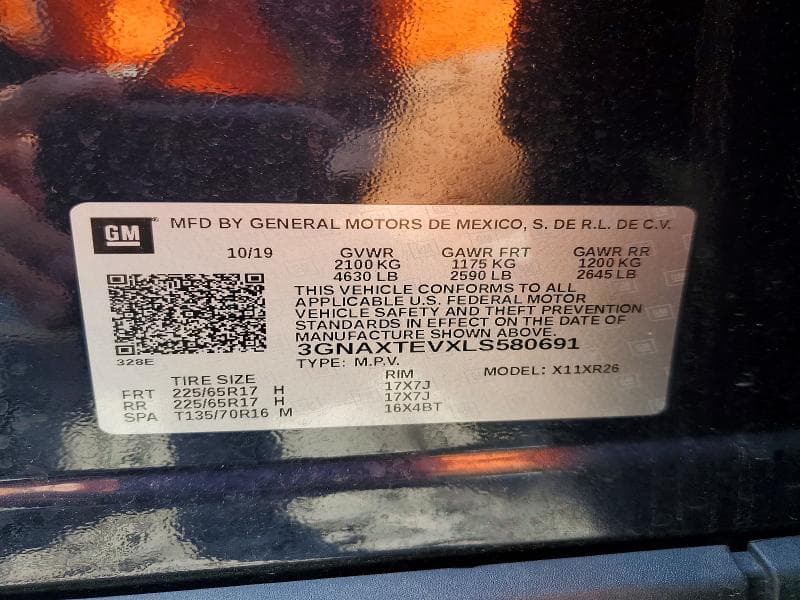 2020 CHEVROLET EQUINOX LT 13