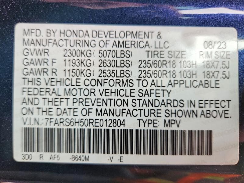 2024 HONDA CR-V SPORT 13