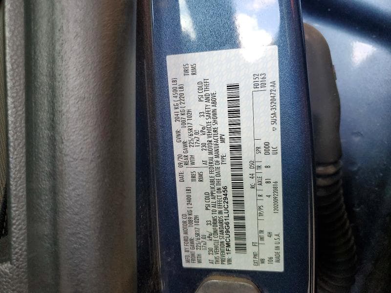 2020 FORD ESCAPE SE 13