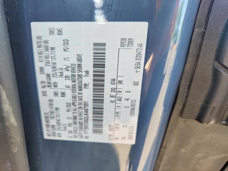 2020 FORD TRANSIT T-250 DELIVERY VAN T-250 13