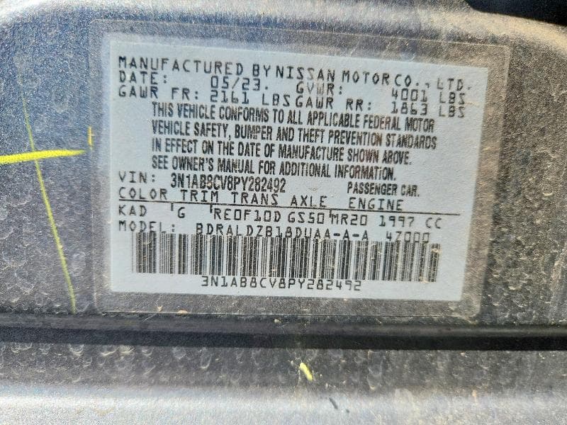 2023 NISSAN SENTRA SV 13