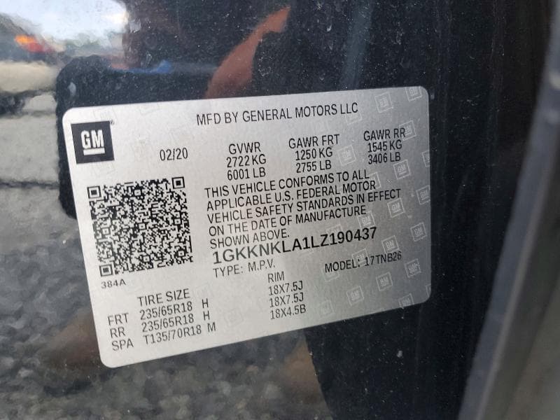 2020 GMC ACADIA SLE 14