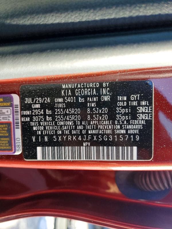 2025 KIA SORENTO SX 15