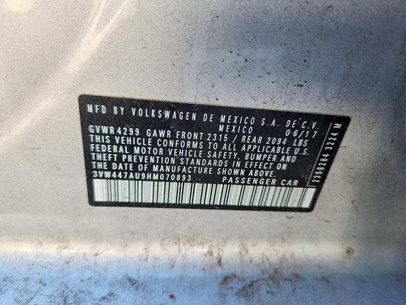 2017 VOLKSWAGEN GTI S/SE 12
