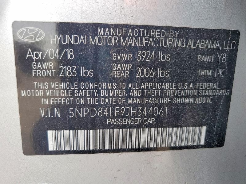 2018 HYUNDAI ELANTRA VALUE EDITION 12
