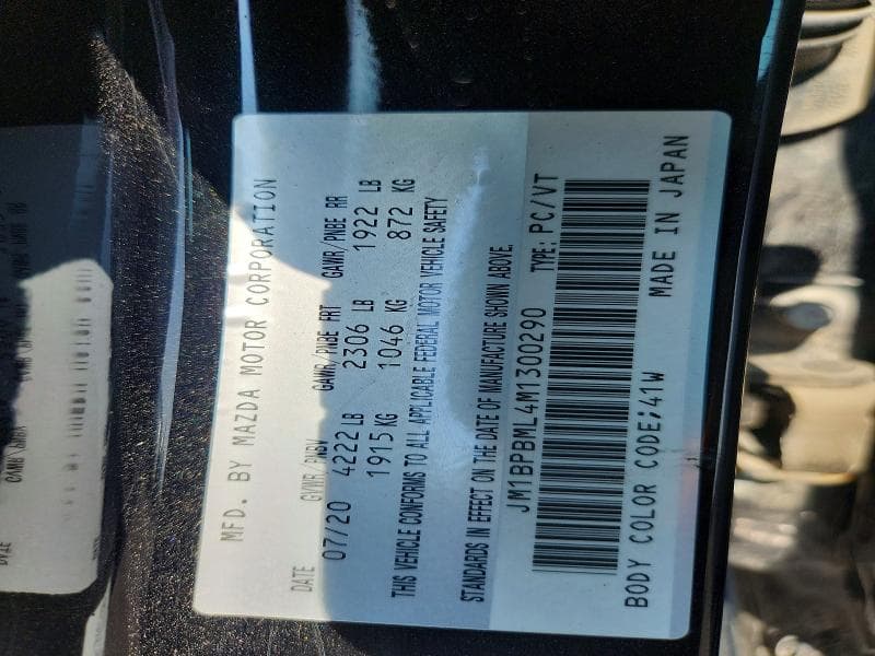 2021 MAZDA 3 PREMIUM 12