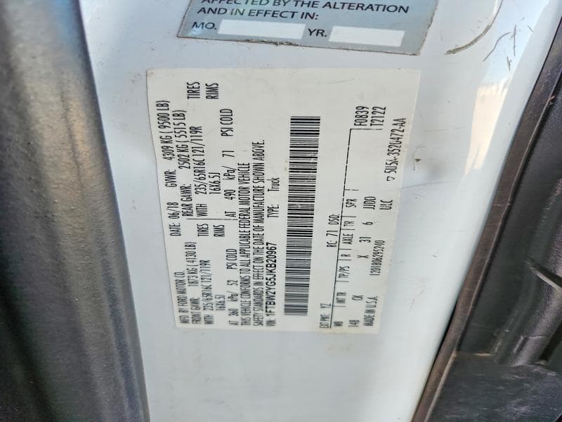 2018 FORD TRANSIT T-350 14