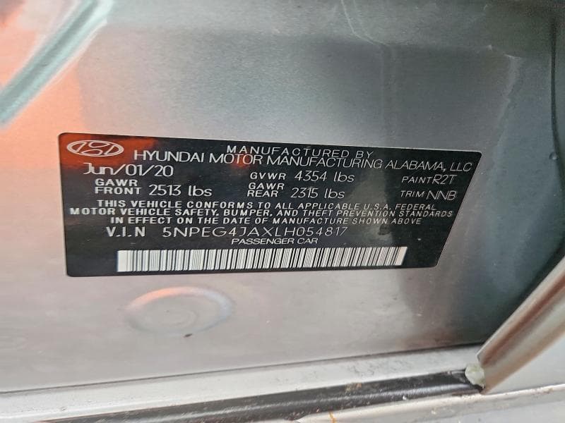 2020 HYUNDAI SONATA SE 12