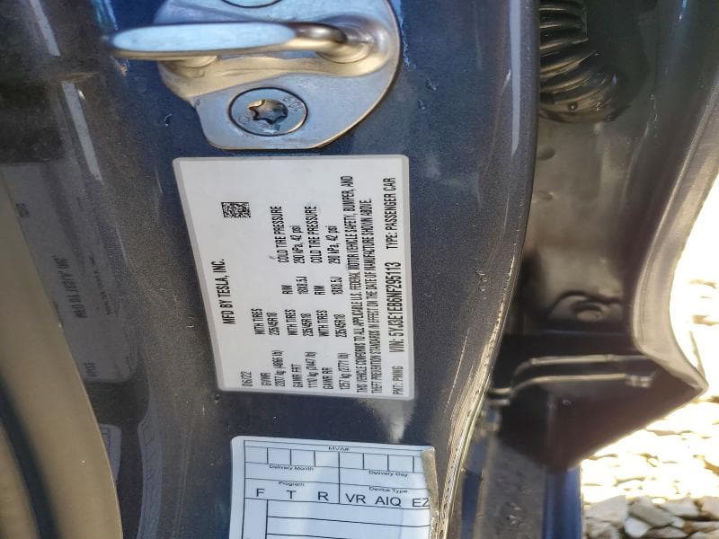 2022 TESLA MODEL 3 12