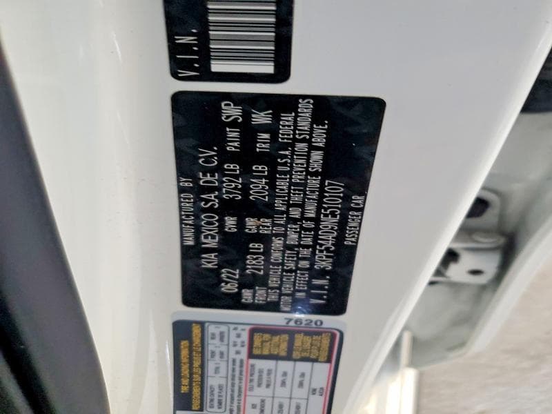 2022 KIA FORTE GT LINE 13