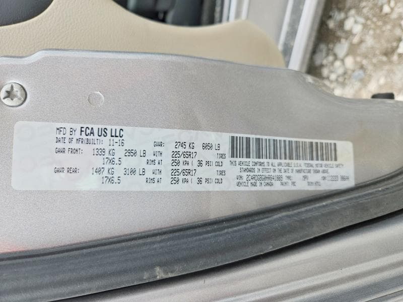 2017 DODGE GRAND CARAVAN SE SE 13