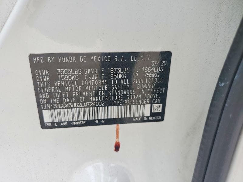 2020 HONDA FIT EX 12