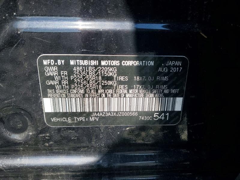 2018 MITSUBISHI OUTLANDER 13