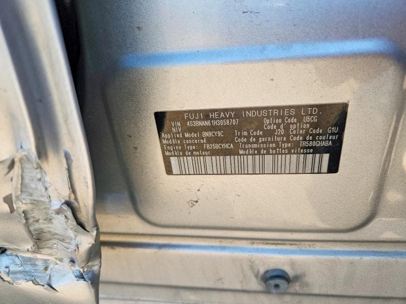 2017 SUBARU LEGACY 2.5I LIMITED 13