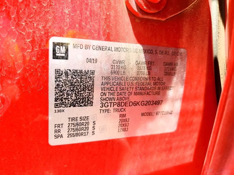 2019 GMC SIERRA C1500 SLT 12
