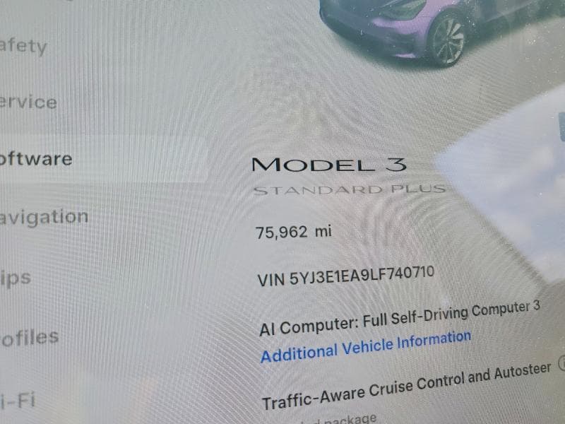 2020 TESLA MODEL 3 9