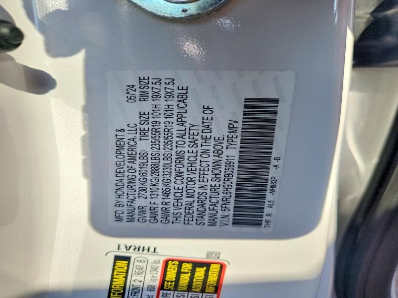 2024 HONDA ODYSSEY ELITE ELITE 14