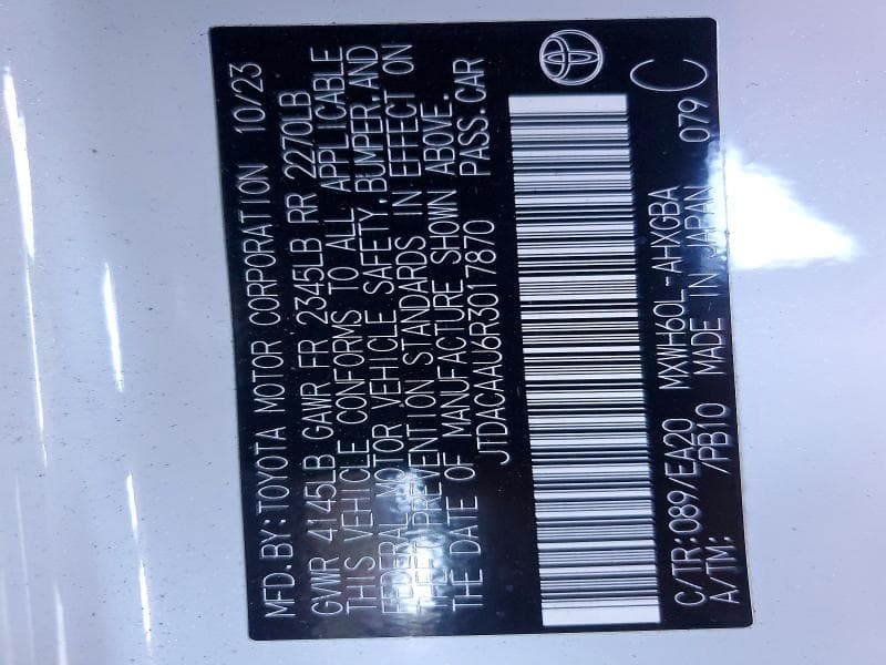 2024 TOYOTA PRIUS XLE 13